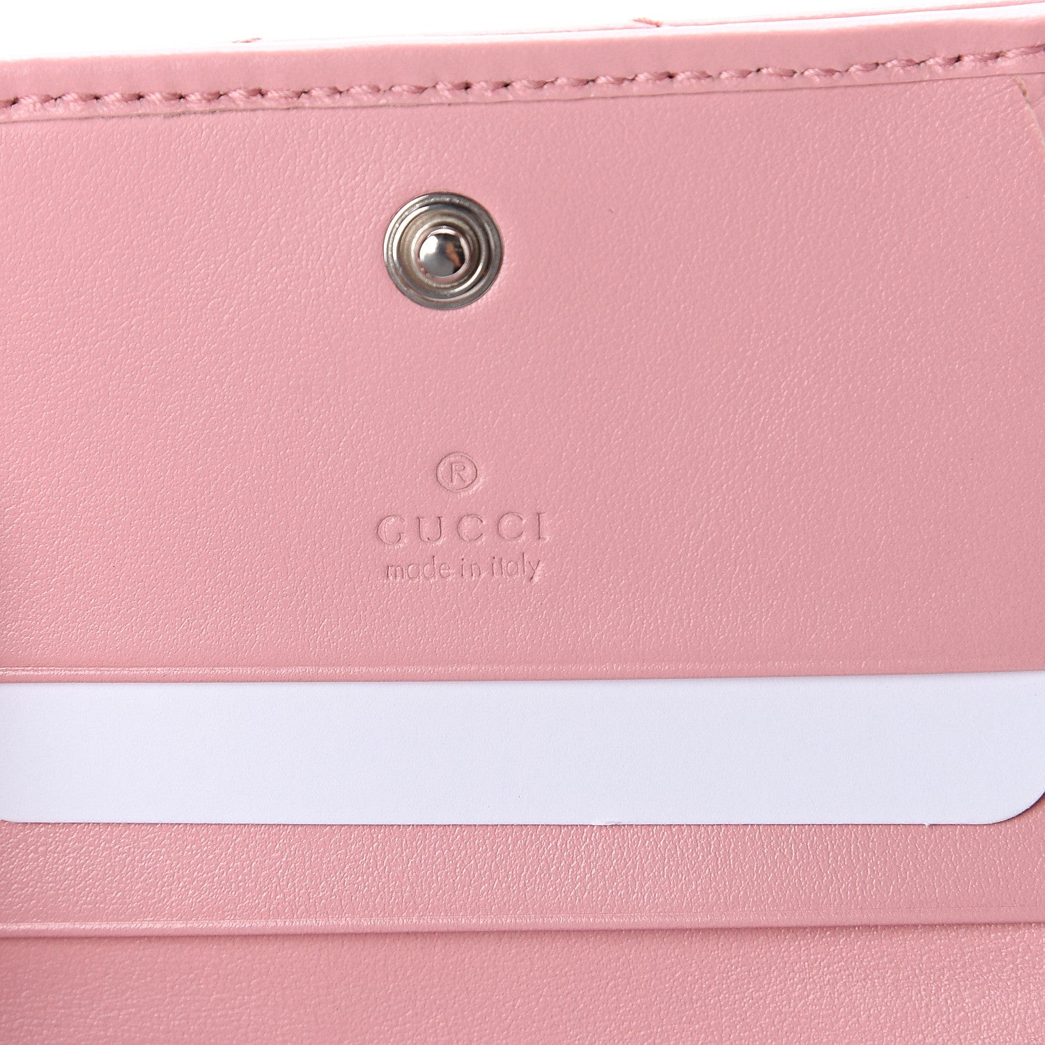 Gucci Calfskin Matelasse GG Marmont Mini Wallet On Chain Wild Rose 5 of 5