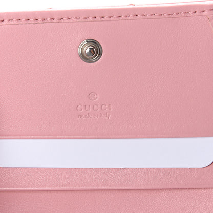 Gucci Calfskin Matelasse GG Marmont Mini Wallet On Chain Wild Rose 5 of 5