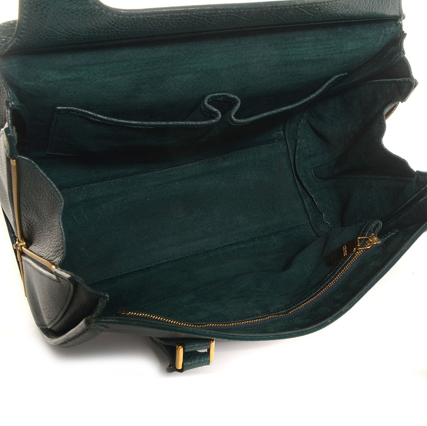 Leather Small Heroine Dark Green