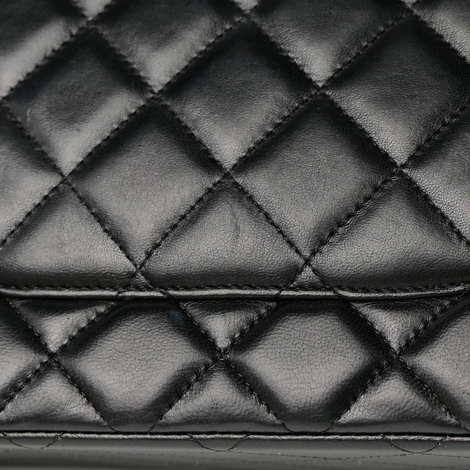 Chanel Lambskin Quilted Maxi Double Flap Black 21 of 22