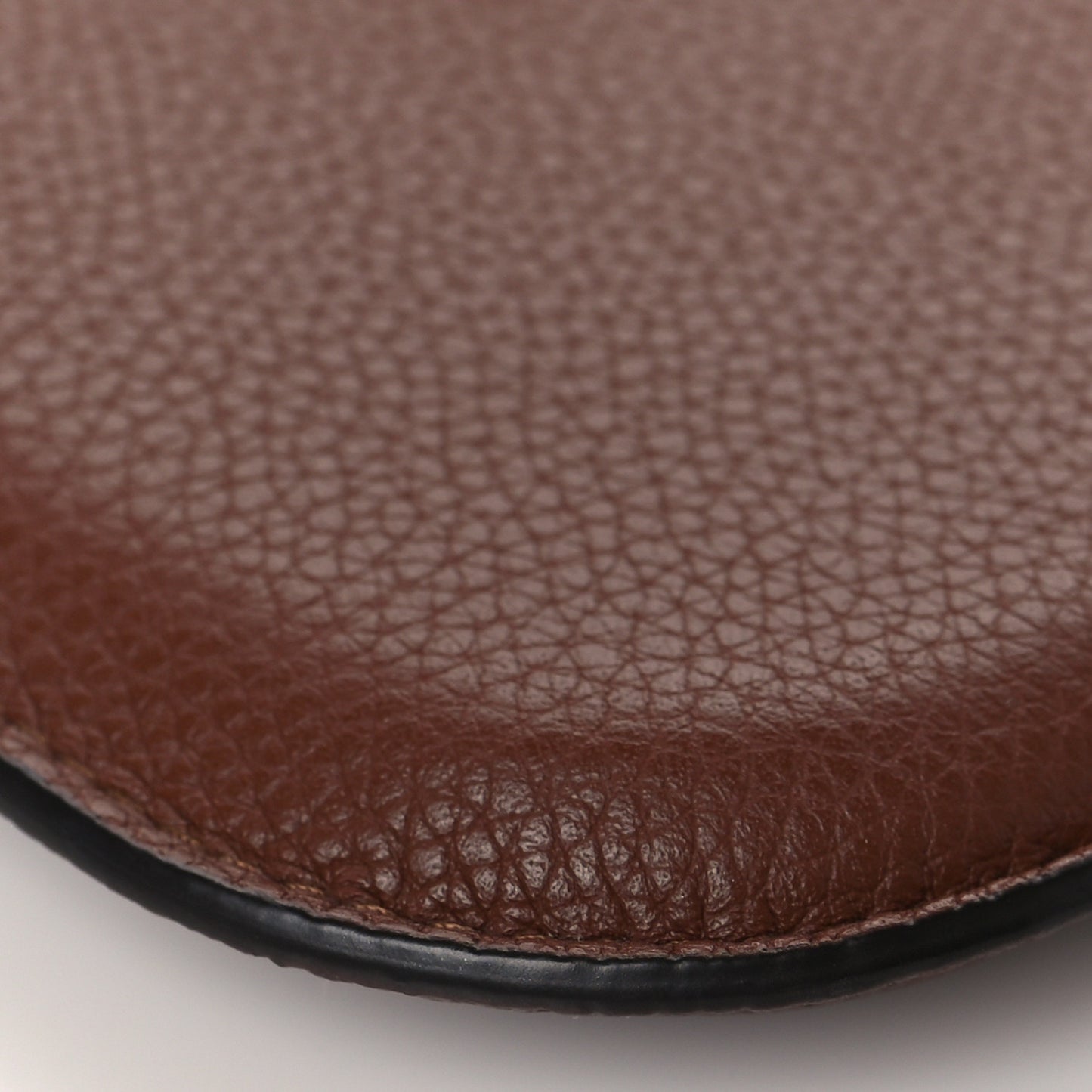 Calfskin Anne Phone Case With Strap Brown