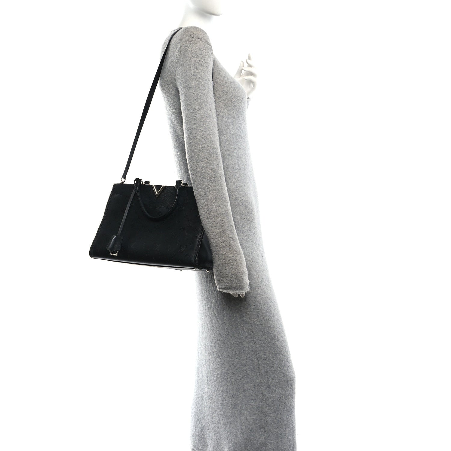 Louis Vuitton Monogram Cuir Plume Very Zipped Tote 2 of 9