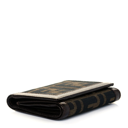 Fendi Zucca Compact Wallet Tobacco 4 of 7