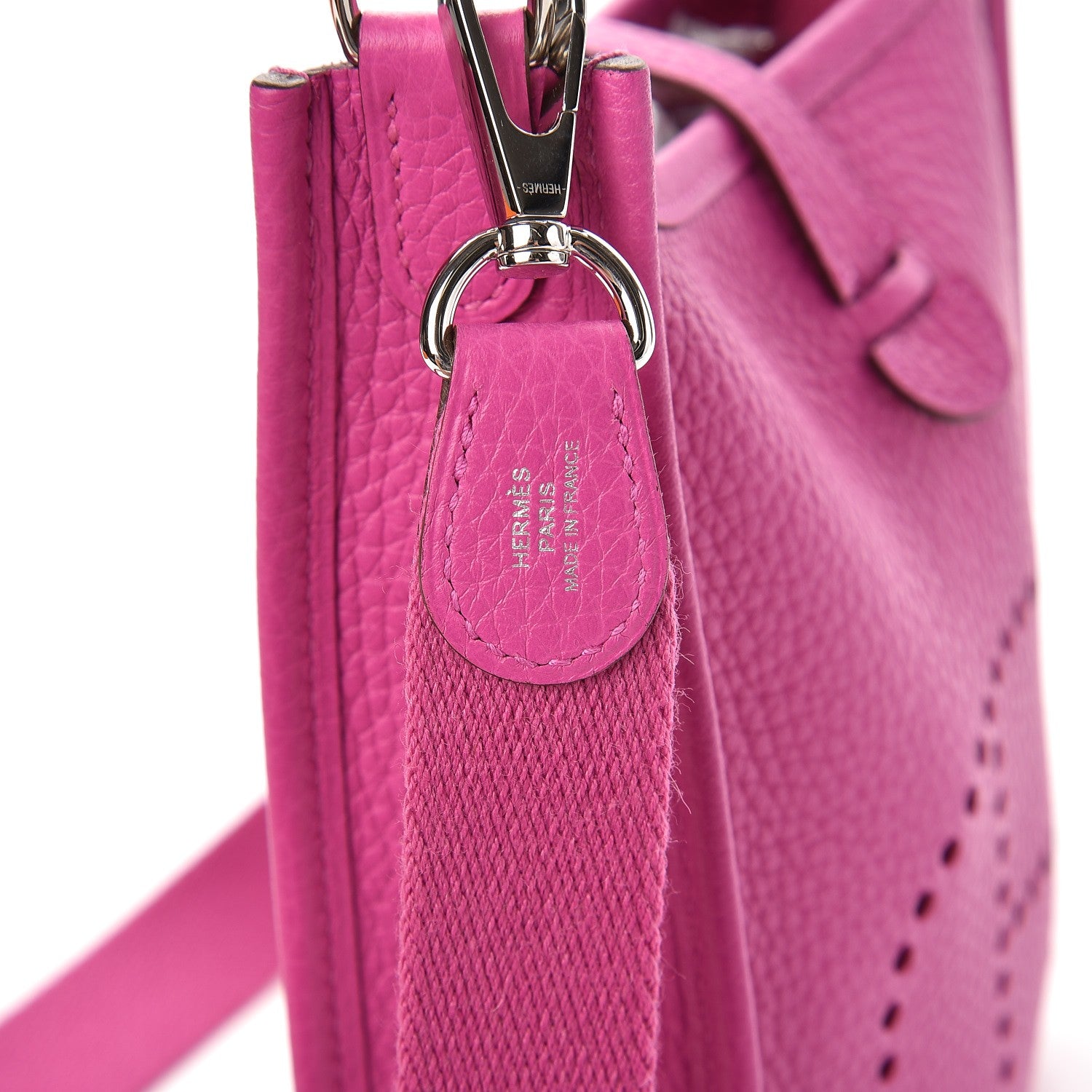 Hermes Taurillon Clemence Evelyne TPM Magnolia 8 of 9