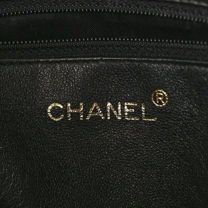 Chanel Lambskin Vertical Quilted Tassel Camera Case Black 6 of 9