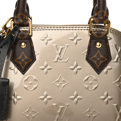 Louis Vuitton Vernis Epi Monogram Alma BB Champagne Metallise 7 of 9