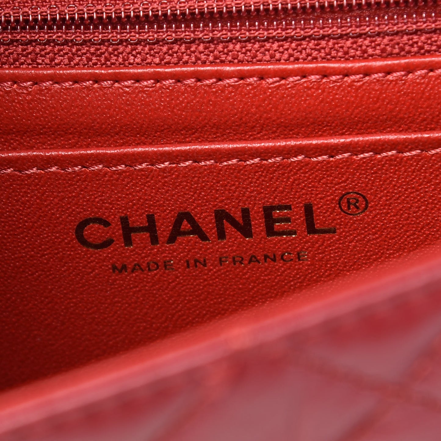 Aged Calfskin Quilted 2.55 Reissue Mini Flap Red