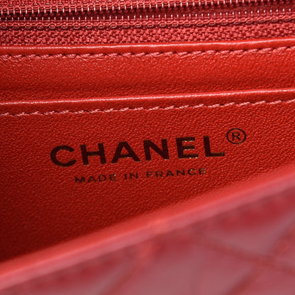 Chanel Aged Calfskin Quilted 2.55 Reissue Mini Flap Red 8 of 10