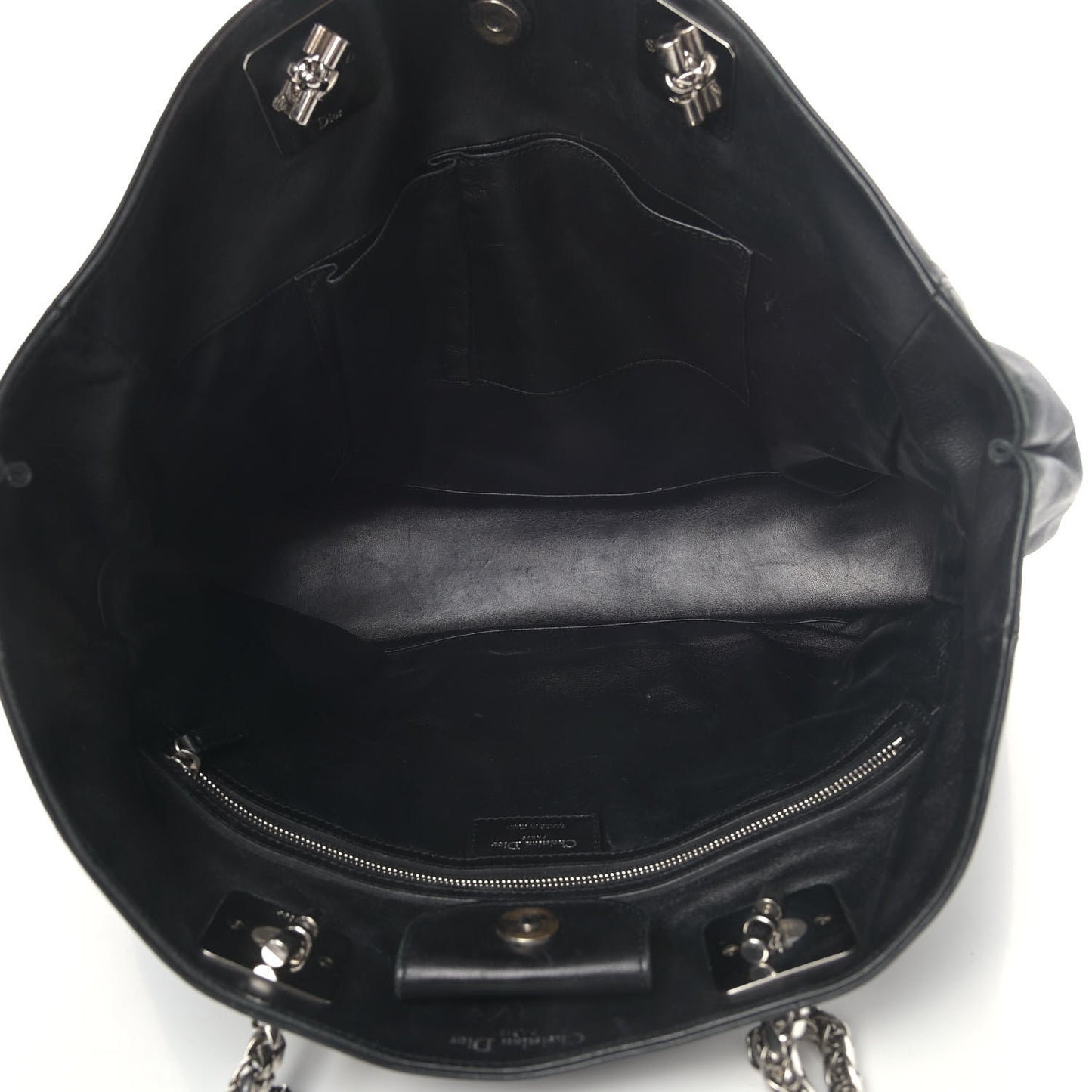 Lambskin Cannage Dior So Dior Tote Black