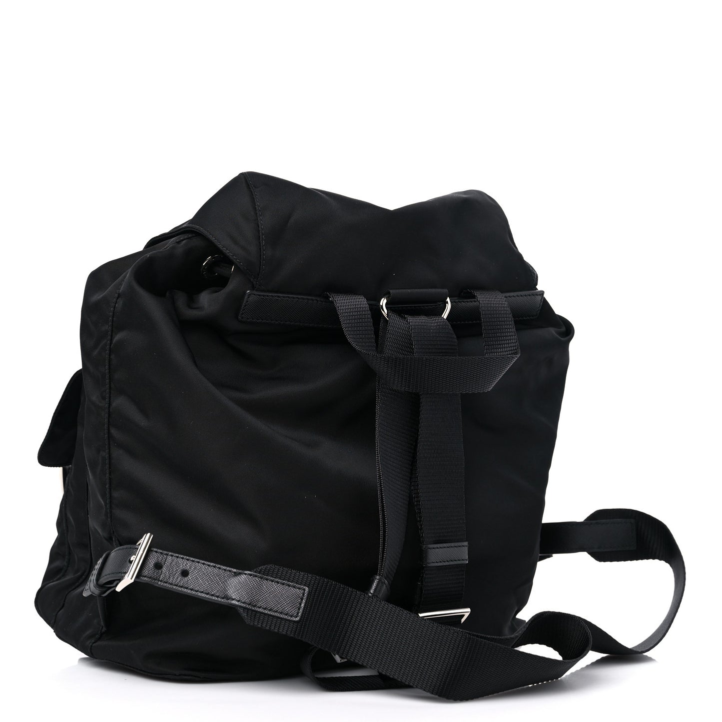 Nylon Vela Medium Backpack Black