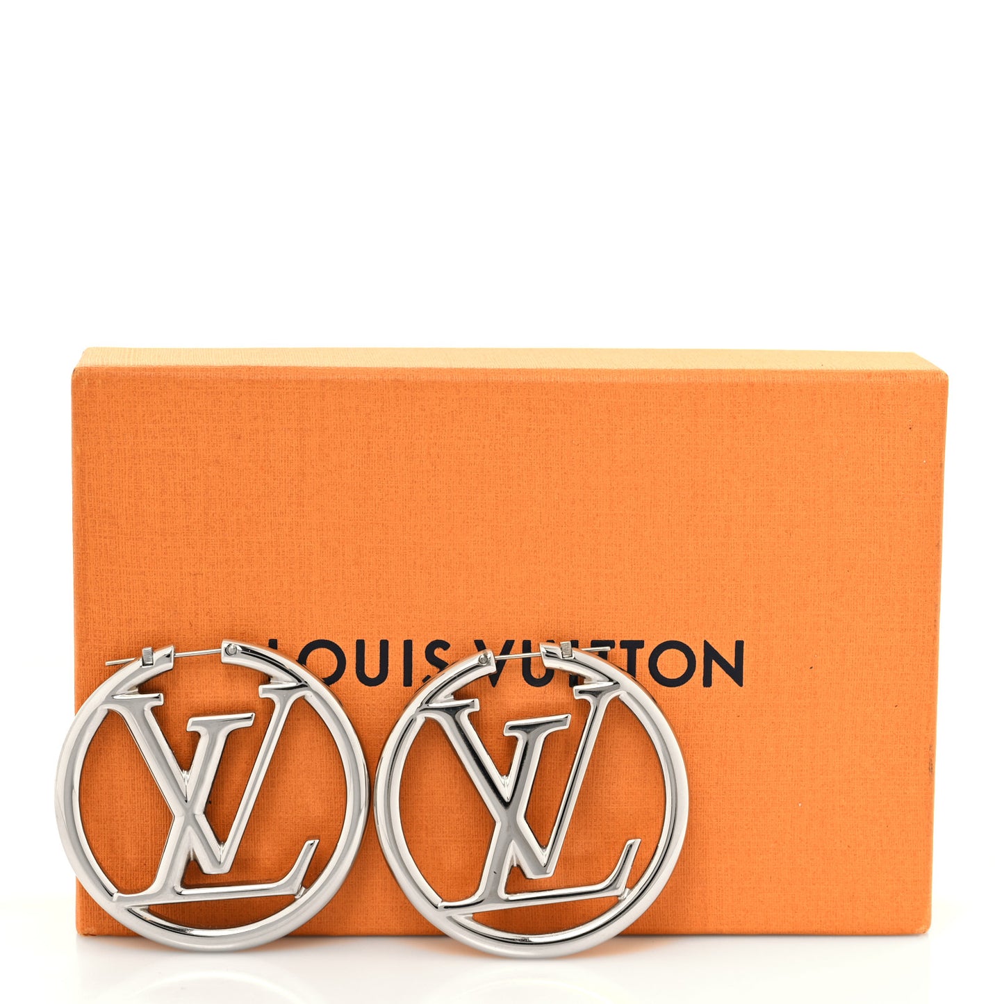 Palladium Louise Hoop Earrings Silver