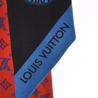 Louis Vuitton Silk Monogram World Tour Stickers BB Bandeau Rouge 6 of 6