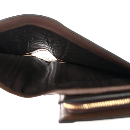 Gucci GG Supreme Monogram Textured Calfskin Web Ophidia Card Case Wallet Beige Ebony New Acero 7 of 8