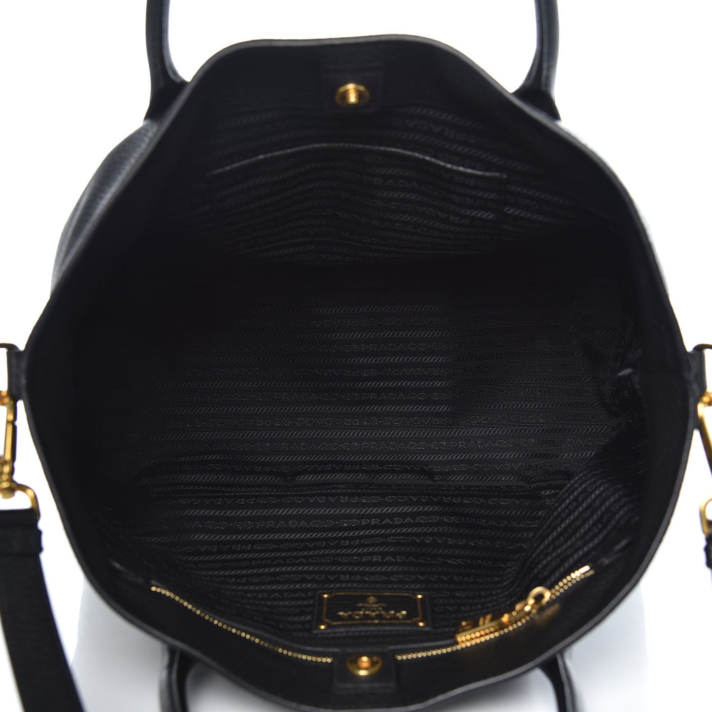 Vitello Daino Tote Black