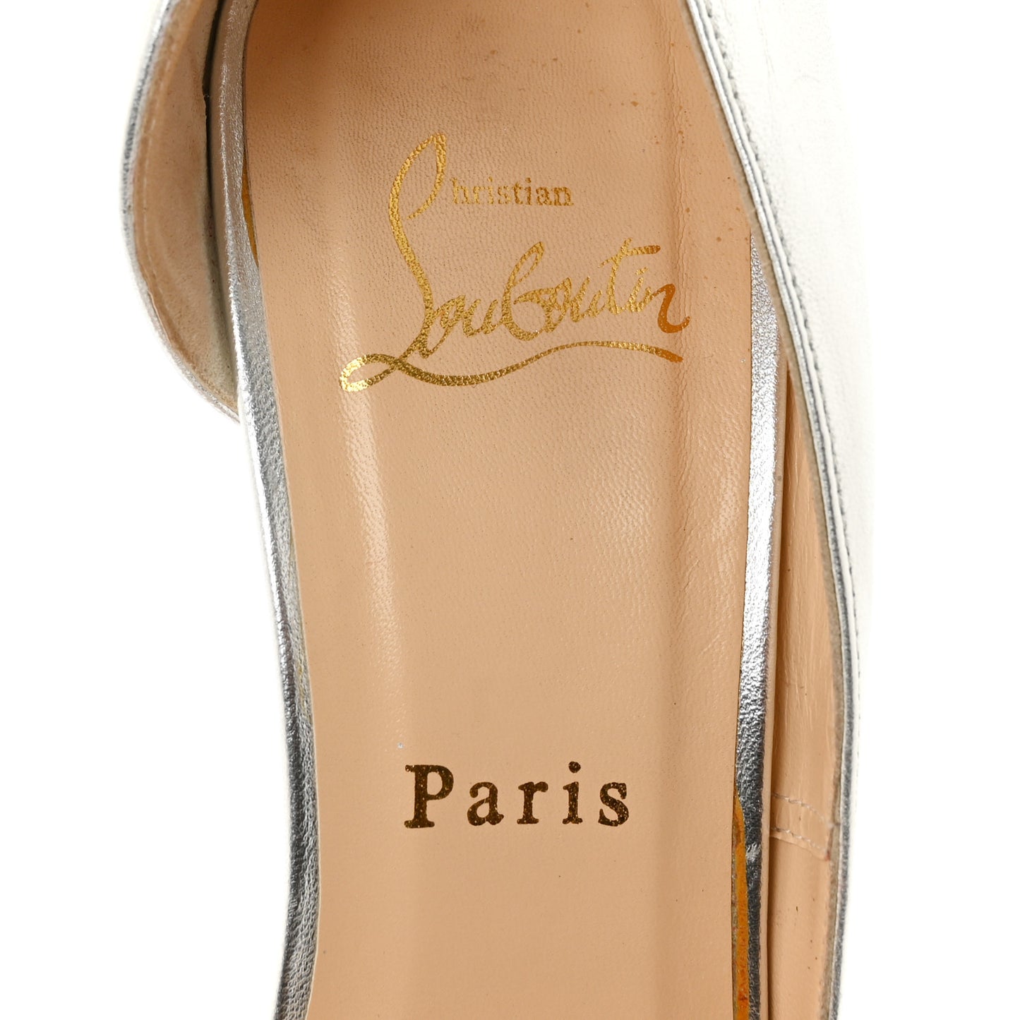 Metallic Calfskin Iriza 120 Pumps 40 Silver