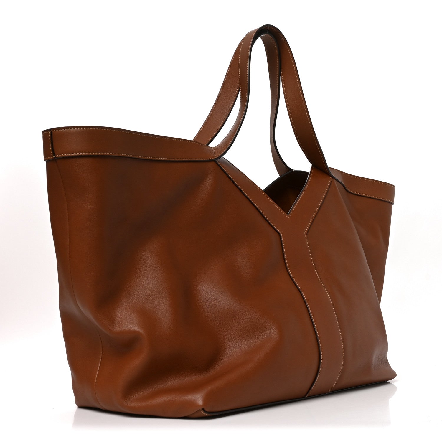 Saint Laurent Calfskin Y Tote Brick 3 of 10