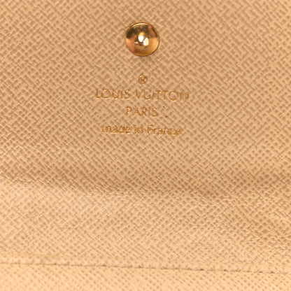 Louis Vuitton Monogram Dentelle Elise Wallet Silver 7 of 12