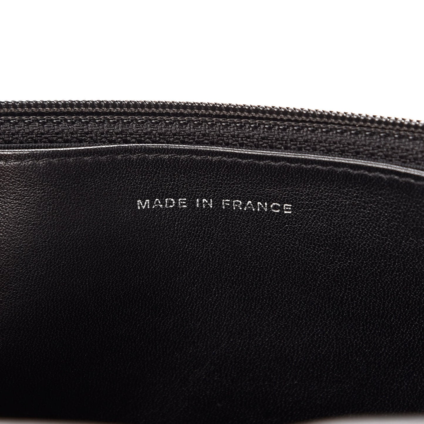 Patent Quilted Brilliant Wallet On Chain WOC Black