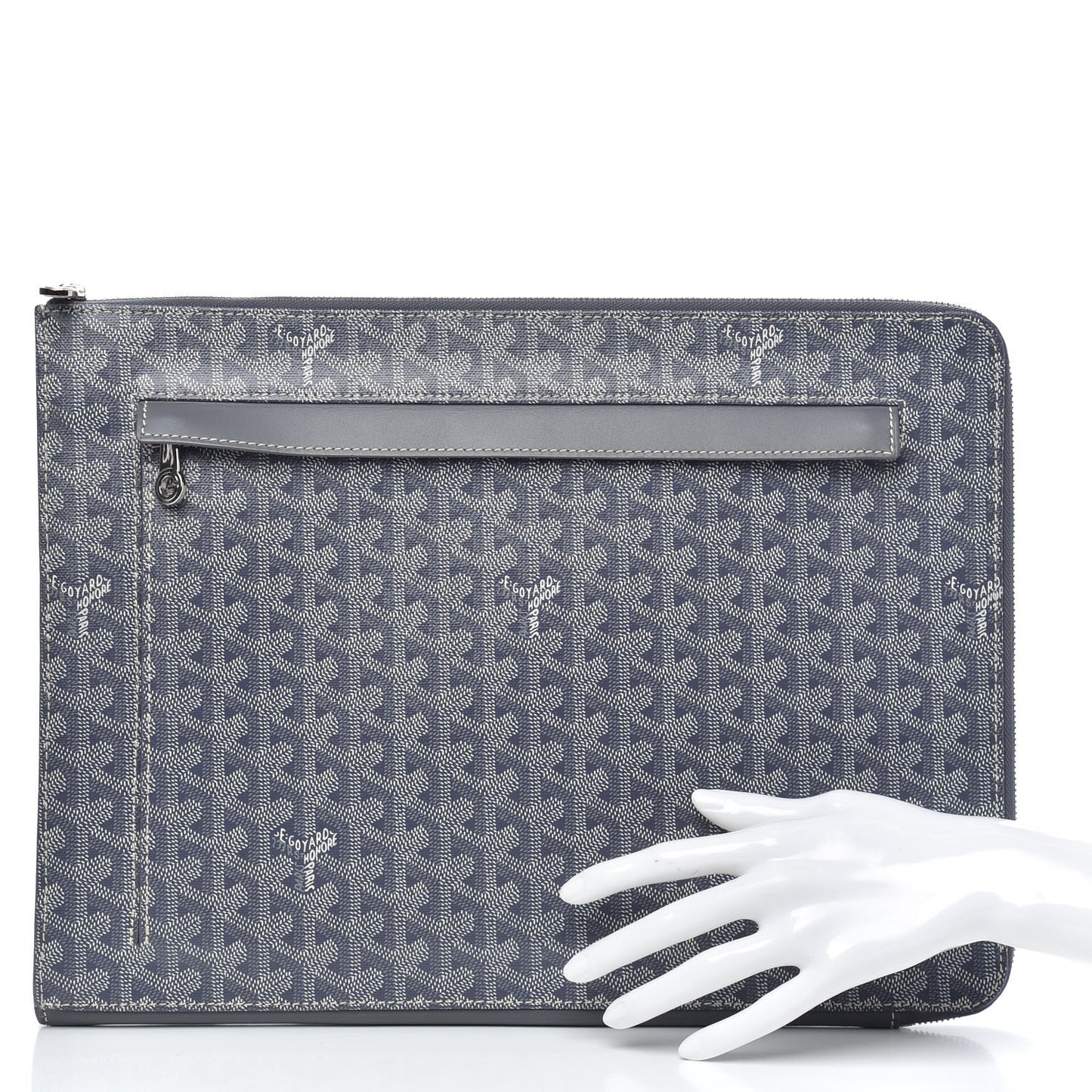 Goyardine Sorbonne Document Holder Grey