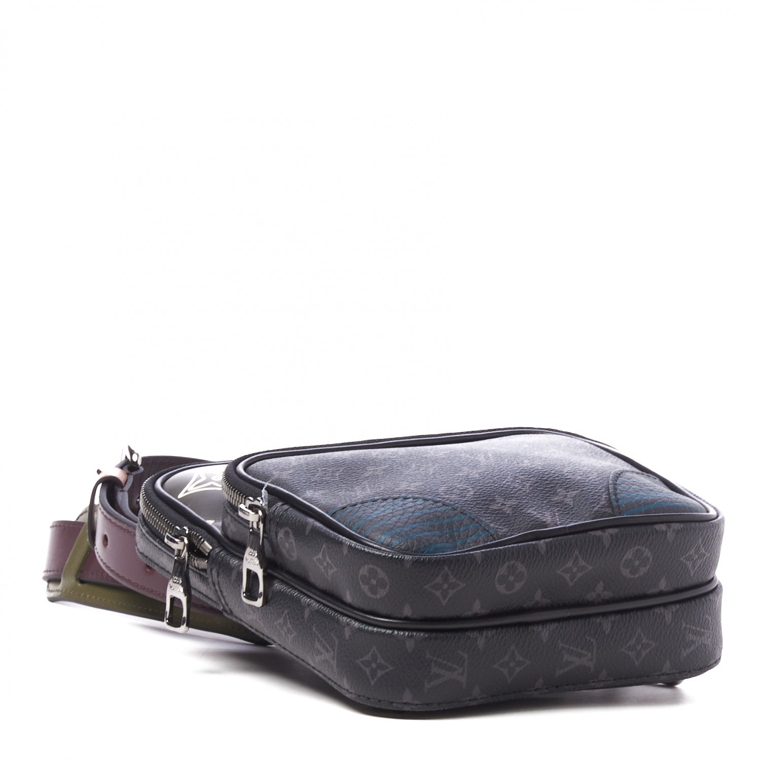 Louis Vuitton Monogram Eclipse Patchwork Amazone Sling Bag 3 of 7