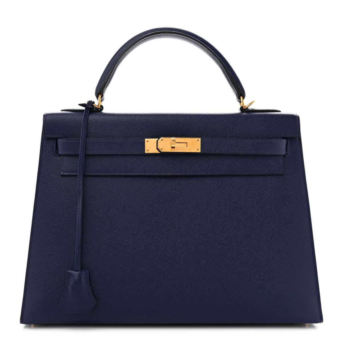 Hermes Epsom Kelly Sellier 32 Bleu Saphir 1 of 14