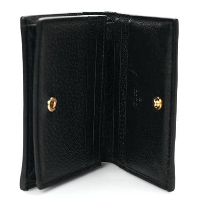 Gucci Calfskin Web Ophidia Card Case Black 5 of 6