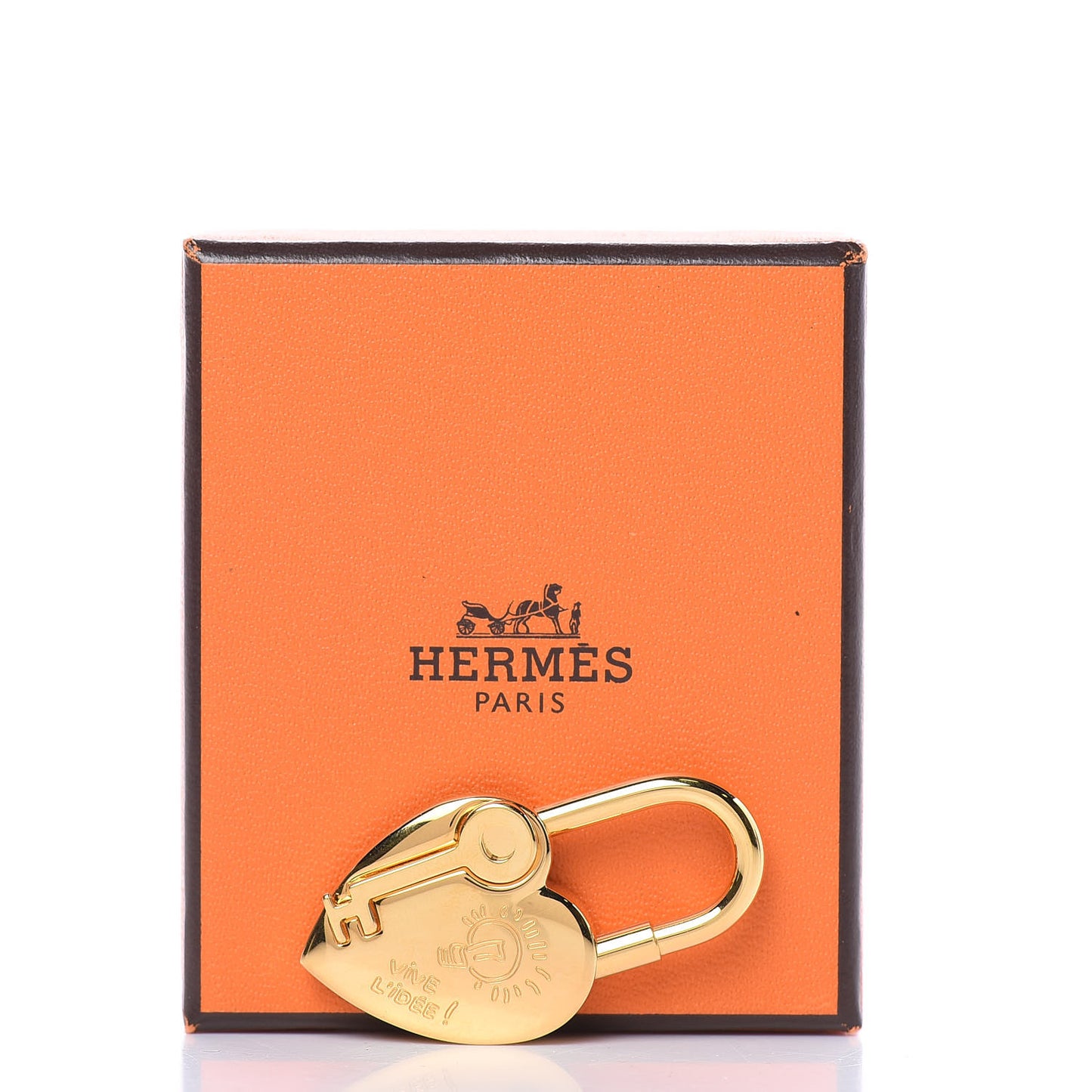 Annee De La Fantaisie Heart Cadena Lock Gold