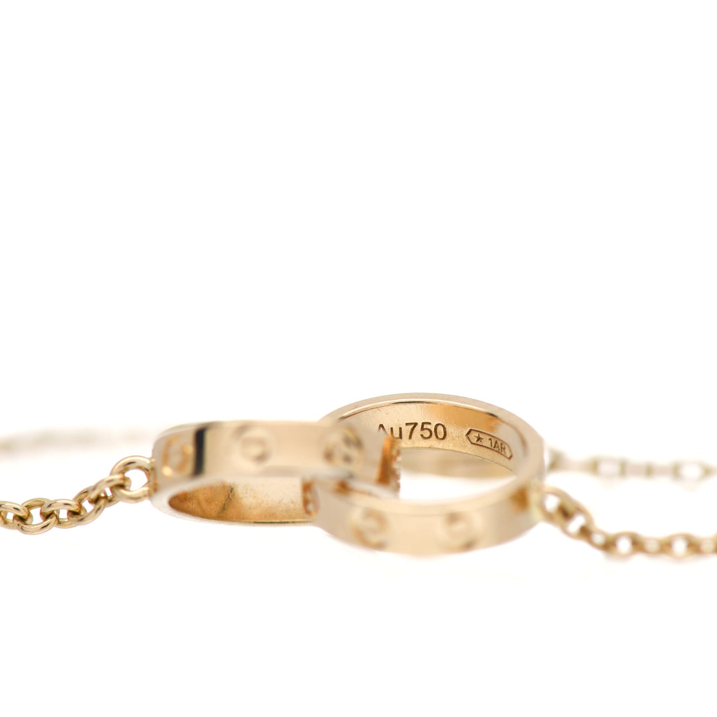 18K Yellow Gold Interlocking LOVE Bracelet