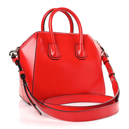 Givenchy Shiny Lord Calfskin Mini Antigona Red 3 of 9