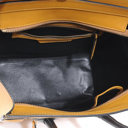 Celine Smooth Calfskin Micro Luggage Amber 5 of 8