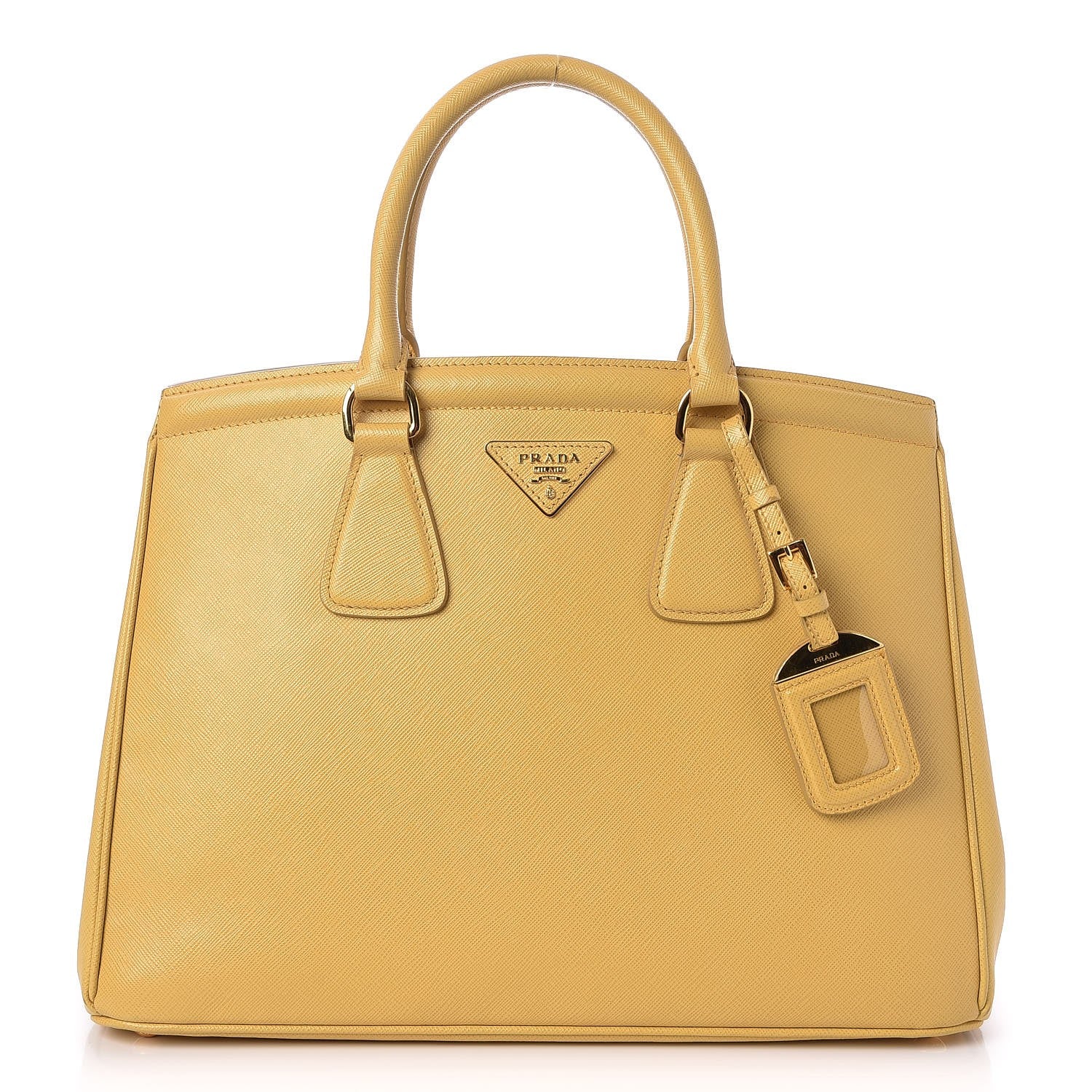 Prada Saffiano Lux Parabole Tote Ginestra 1 of 7