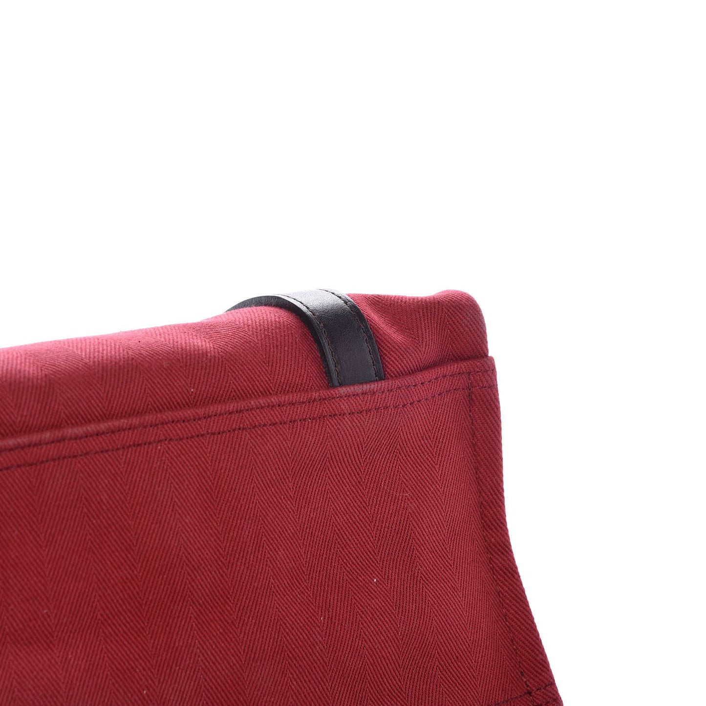 Natural Hunter Calfskin Toile Chevron Cabalicol Tote Ebene