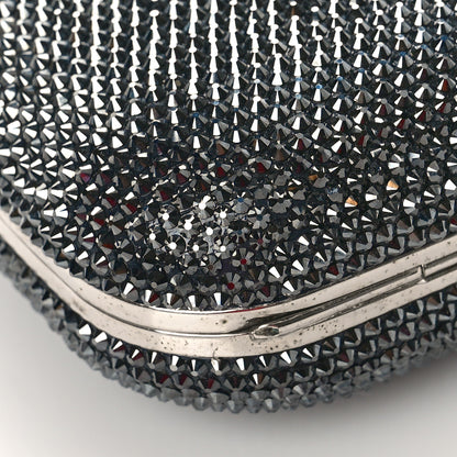 Judith Leiber Swarovski Crystal Minaudiere Clutch Blue 7 of 9