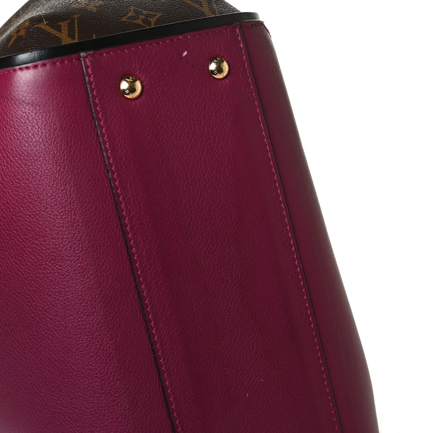 Calfskin Monogram Kimono Tote Grape