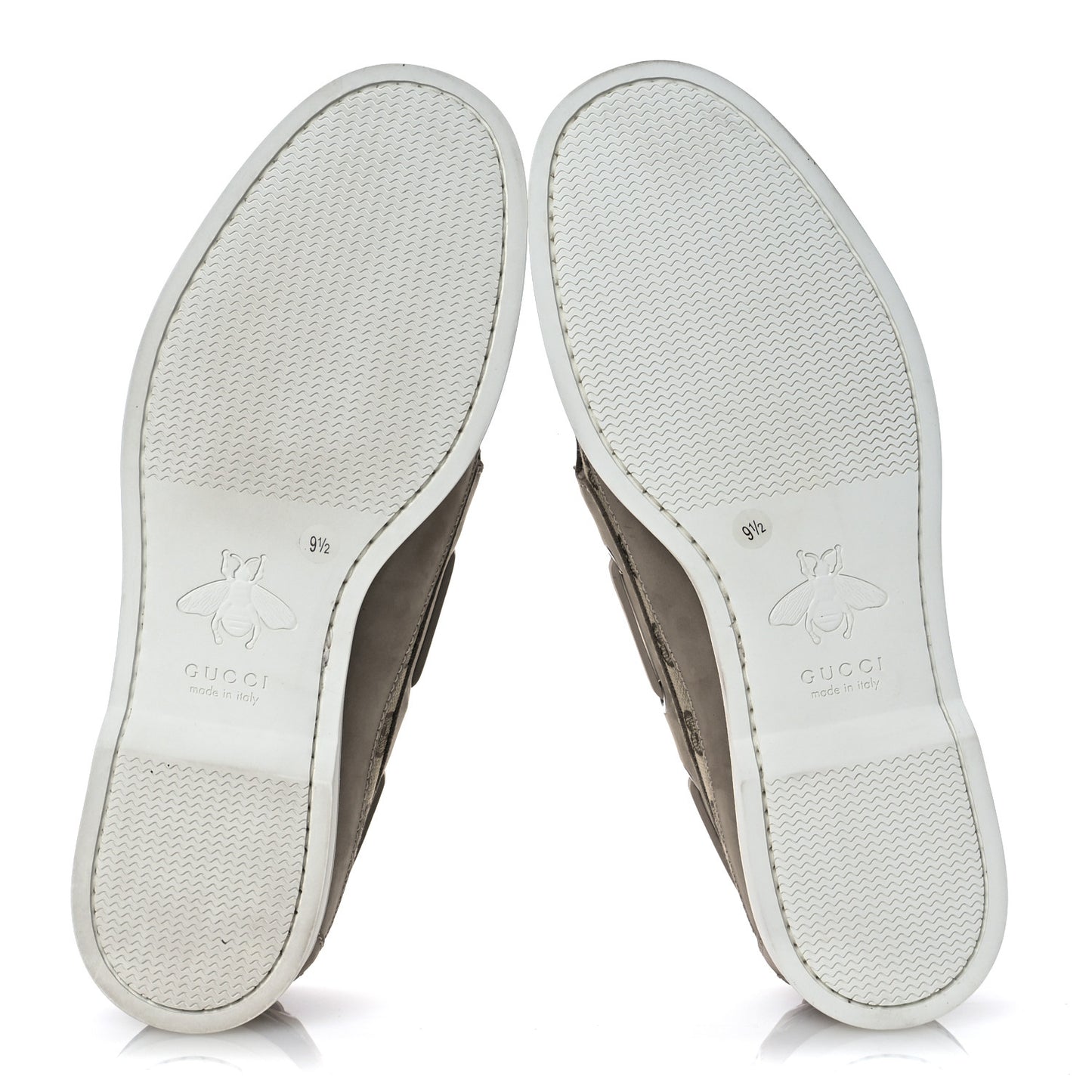 GG Supreme Monogram Canvas Nubuck Mens Lace Up Boat Shoes 9.5 Oatmeal Beige Ebony