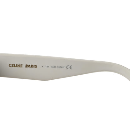 Celine Acetate Monochroms Square Sunglasses CL40214U White 7 of 8