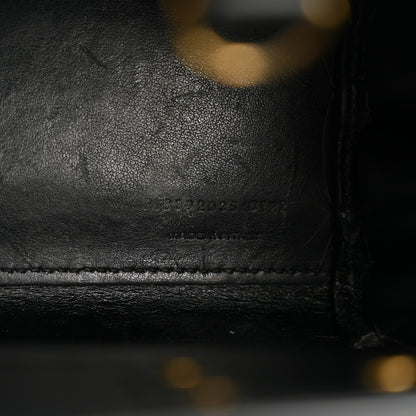 Saint Laurent Calfskin Crocodile Embossed Nano Sac De Jour Black 7 of 10