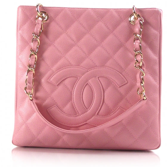 Chanel Caviar Petit Shopping Tote PST Pink 1 of 11