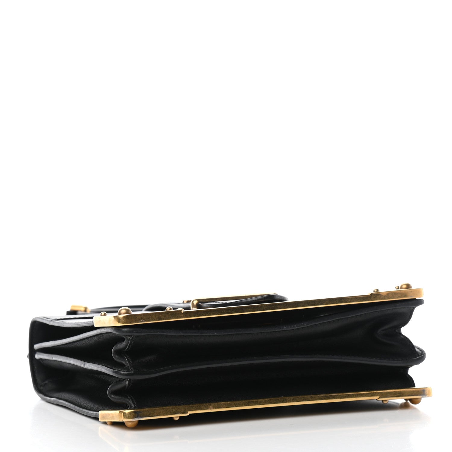 Prada City Calf Saffiano Cahier Bag Black 3 of 8
