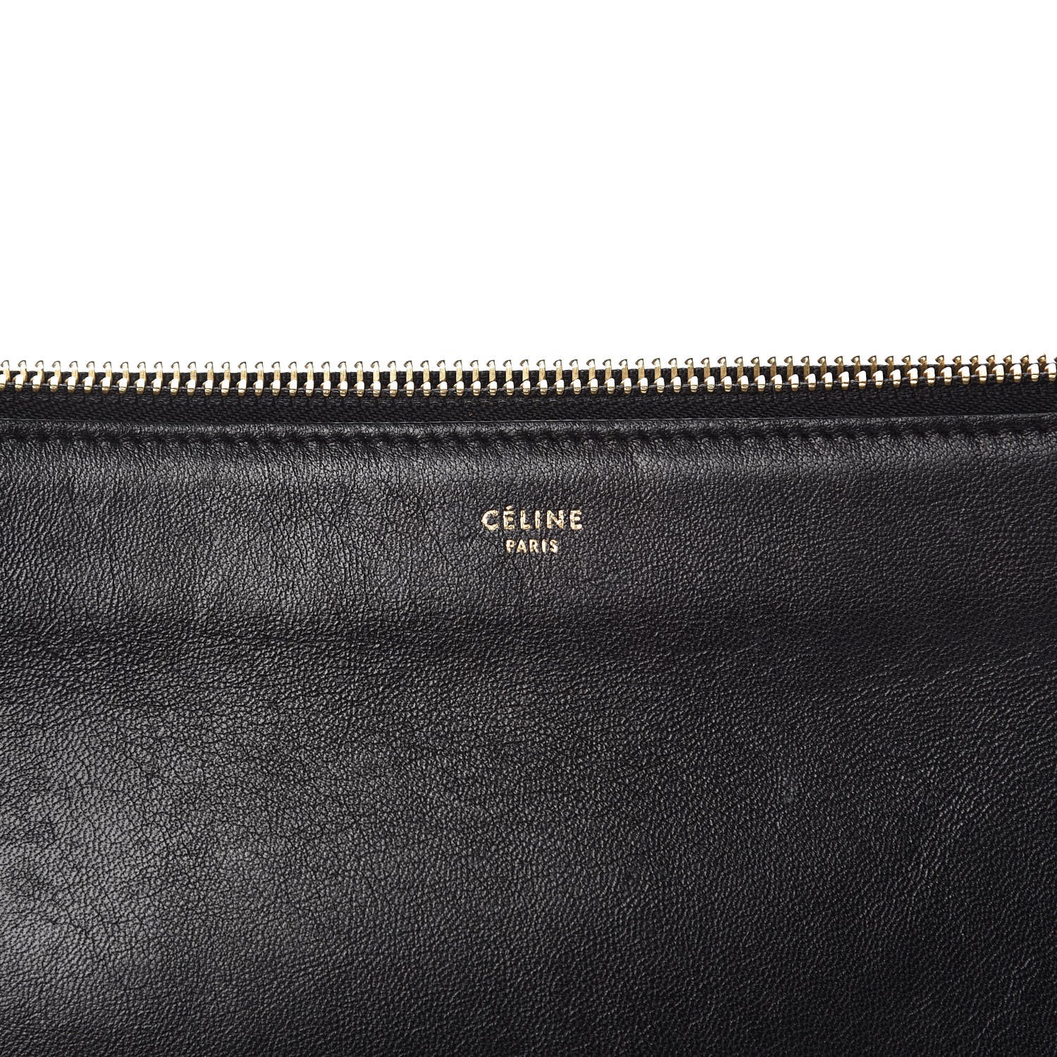 Celine Lambskin Large Trio Crossbody Bag Black 7 of 13