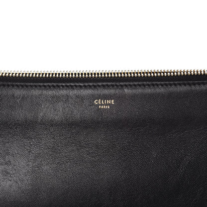 Celine Lambskin Large Trio Crossbody Bag Black 7 of 13
