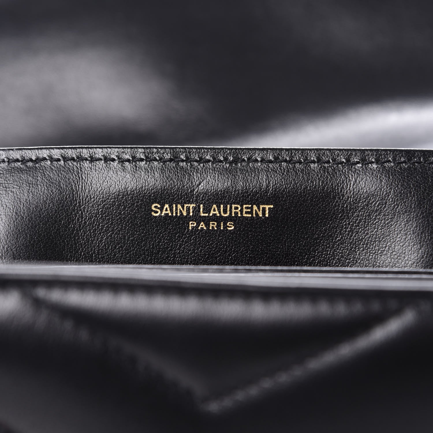 Saint Laurent Calfskin Y Quilted Monogram Toy Loulou Crossbody Bag Black 6 of 9