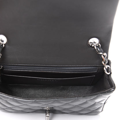 Chanel Patent Calfskin Quilted Mini Rectangular Flap Dark Grey 7 of 12