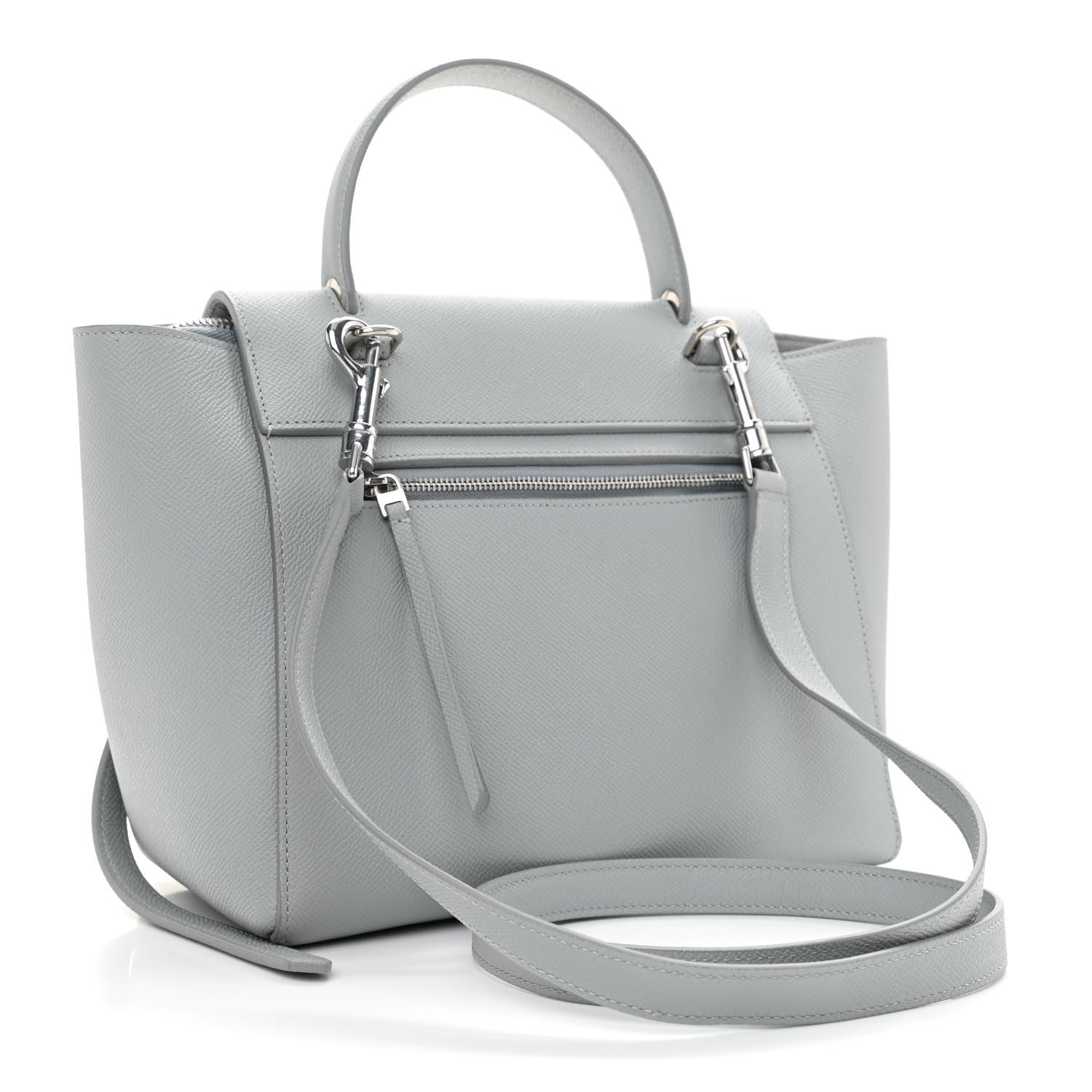 Celine Grained Calfskin Micro Belt Bag Cloud 3 of 12