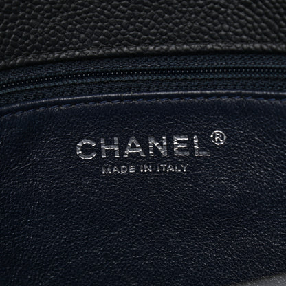 Chanel Caviar Lambskin Quilted Large Coco Break Shopping Bag Black 7 of 13