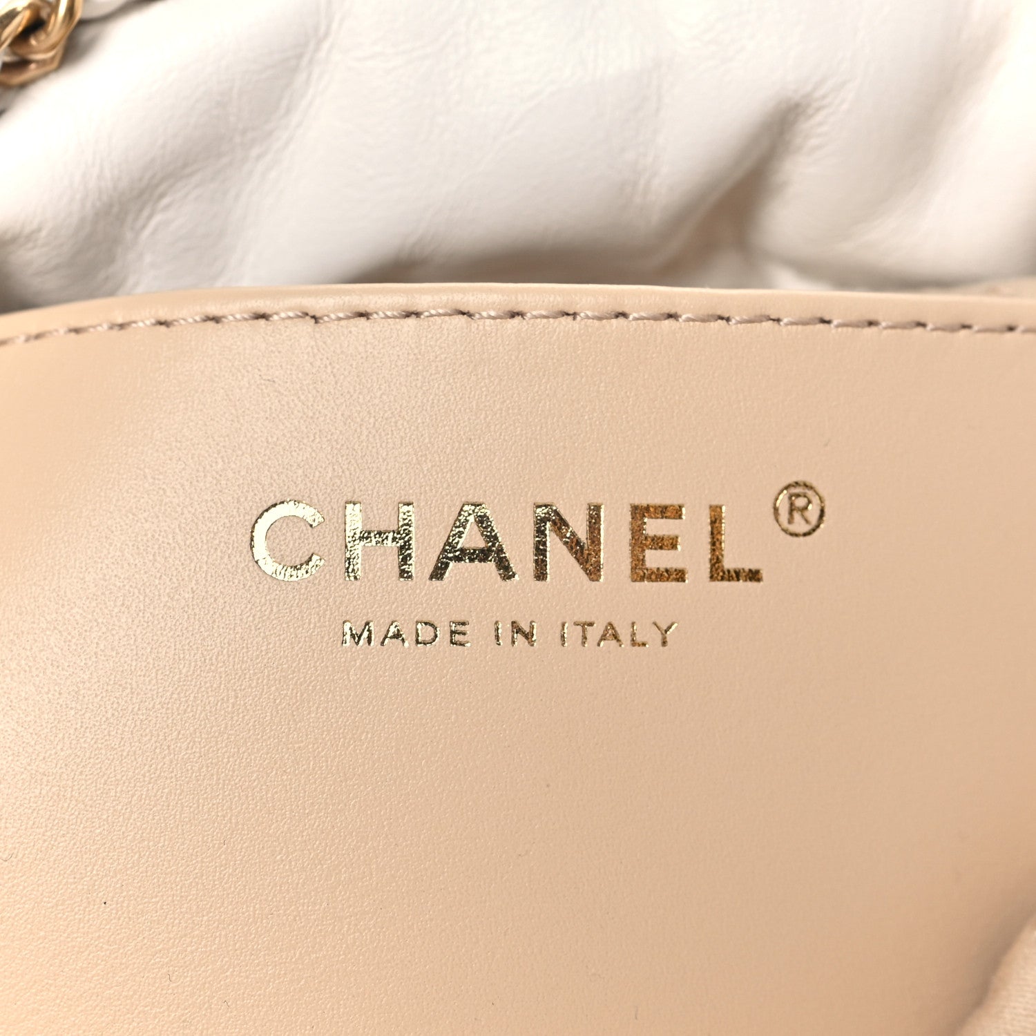 Chanel Shiny Calfskin Quilted Mini Chanel 22 White 6 of 10