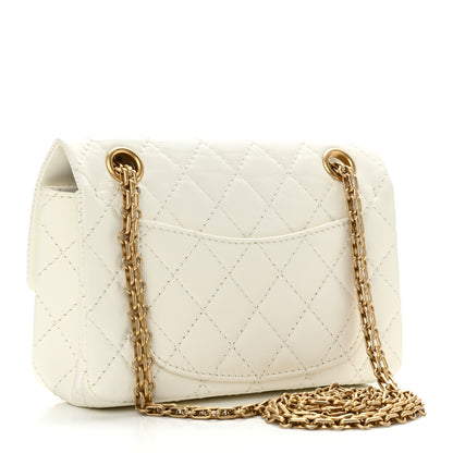 Chanel Aged Calfskin Quilted 2.55 Reissue Mini Flap White 3 of 10