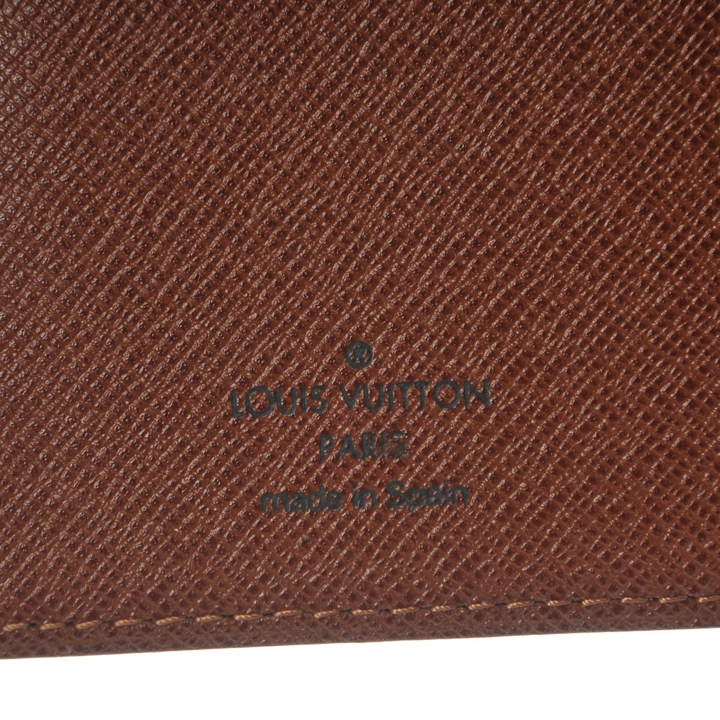 Monogram Checkbook Holder Wallet