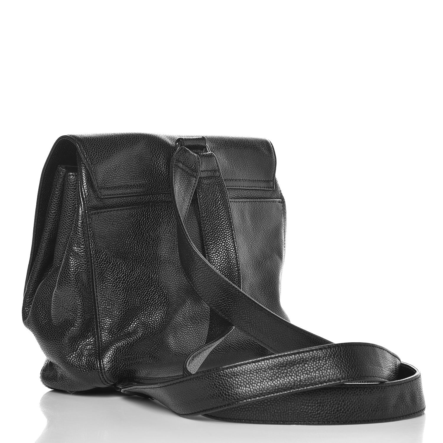 Chanel Caviar CC Backpack Black 3 of 7
