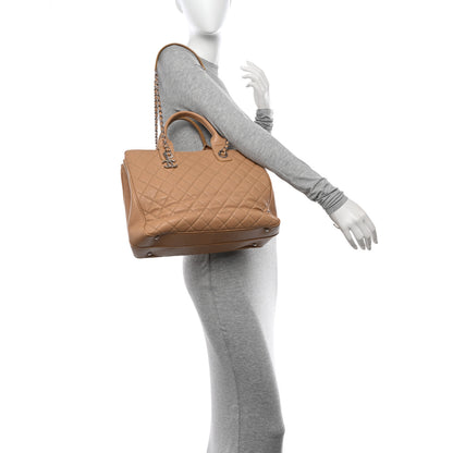 Chanel Caviar Quilted Large Urban Companion Top Handle Shopping Tote Beige 2 of 13